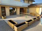 Appartement de 3 pièces au rez avec terrasse/jardin