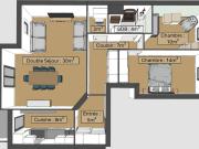 Appartement de 80m2 à louer sur Rosny sous Bois