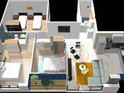 Appartement en construction vue sur la mer BOUJIBAR