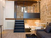 appartement meublé 1 chambre, 40m² paris 4ème 1600€ cc