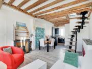 appartement meublé, 1 chambre en mezzanine, 36 m², paris...
