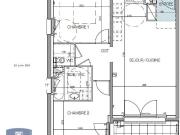 Appartement meublé 3 pièces 64 m²