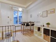 appartement meublé deux pièces 30m² paris 18ème 1020€ cc