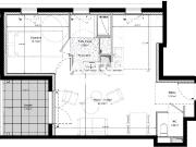 Appartement neuf 2 pièces 49 m²