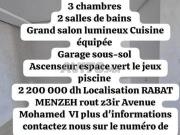 Appartement neuf À vendre RABAT Menzeh rout z3ir