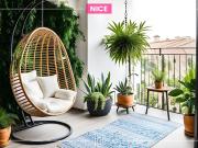 Appartement Nice 3 pièces JARDIN MALAUSSENA