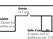 Appartement RDC 42,50 m2