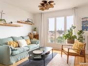 Appartement rénové par architecte deux pièces traversant...