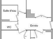 Appartement T3 62 m2 avec balcons