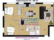Appartement T3 de 80 m²