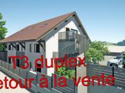 Appartement T3 duplex en plateau brut secteur Bois de Ville