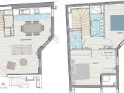 appartement T3 duplex neuf à vendre PARIS 19e, surface...