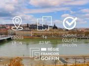 APPARTEMENT T4 83 M2 BALCON VUE HOTEL DIEU ET FOURVIERE