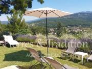 Apt, maison de plain pied avec vue sur le Luberon