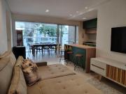 Apto 2 dorms varanda gourmet, 2 vagas, Tombo