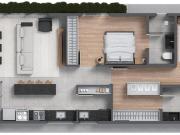 Apto B. Bigorrilho 92,60 m² 2 Suites 2 Vagas de Garagem