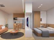 Apto Centro Cívico 64m² 1 dormitório 1 vaga