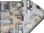 Apto. Cristo Rei com 3 Suítes 148 m² 2 vagas Garagem