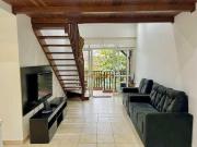 Apto duplex 3 dorms cond. frente praia, lazer, 2 vagas