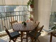 Apto mobiliado de 164 m² no Vila Andrade, 4 dormitórios...