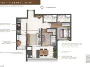 Apto na Vila Mariana, 71m², 2 quartos, 1vaga, a 5...