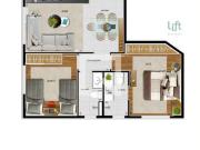 Apto, Serra, 2 Quartos, 104 m2 Belo Horizonte