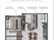 Aptos na planta de 36m² com varanda 2 dorm próximo ao...