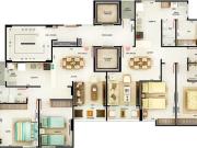 Aquarela ManaÃra Andar intermediÃ¡rio 72mÂ² 03 Quartos...