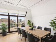 Arbeiten mit Weitblick ausgebaute Büroetage mit...