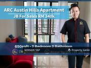 Arc Austin Hills Apartment JB Leasehold Fully Furnished...
