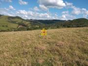 Área de terras com linda vista panorâmica