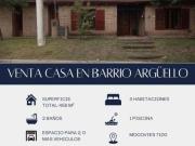 ARGUELLO CASA 3 DORMITORIOS PATIO, PILETA, QUINCHO