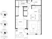 ARIA 1 Bed + Flex Room and View! Apartment for Rent