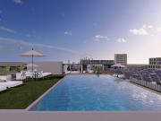 Armação de Pera, T0 Novo com varanda e piscina na cobertura