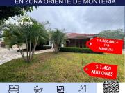 VENTA O ARRIENDO DE CASA ESQUINERA EN ZONA ORIENTE