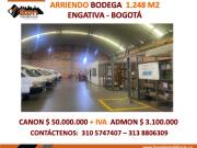 ARRIENDO BODEGA 1.248 M2 ENGATIVA