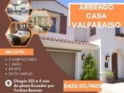 Arriendo casa 3d 1b 85mt2 c° bellavista valparaíso