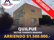 ARRIENDO CON O SIN COMPROMISO COMPRA / QUILPUE / 4D 3B 5E