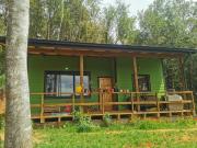 Arriendo de acogedora Cabaña con vista al río Cutipay