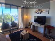 Arriendo departamento amoblado 1 dormitorio en Av....