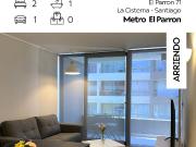 Arriendo Departamento Amoblado 2 habitaciones 1 baño con est