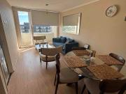 arriendo departamento amoblado con 2 estacionamientos