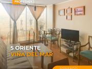 ARRIENDO DEPARTAMENTO CERCANO A TERMINAL DE BUSES, VIÑA