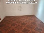 Arriendo departamento en Condominio Palmares, Quillota