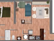 Arriendo dpto 2d+1b+2Bod+Est Metro Las Rejas L1