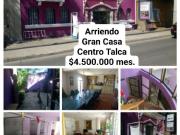 Arriendo/ Vendo Gran Casa Central en Talca