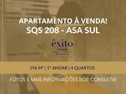 Asa Sul, SQS 208 Bloco F. Apartamento à venda COM...