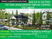 Ashton Fields House and Lot or Lot Only For Sale Calamba...