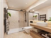 Ático de 2 dormitorios con vistas al mar en un nuevo...