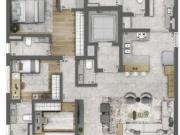 Sensacional apartamento tipo para venda em Campo Belo...